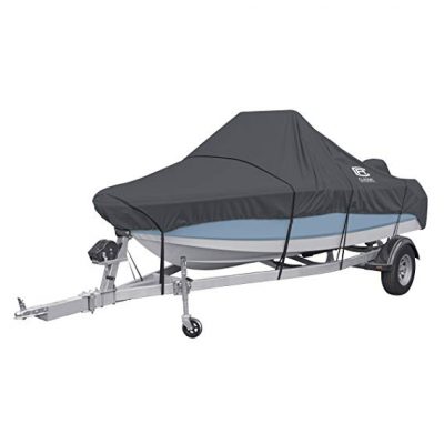 5. Classic Accessories StormPro Boat Cover, Light Grey