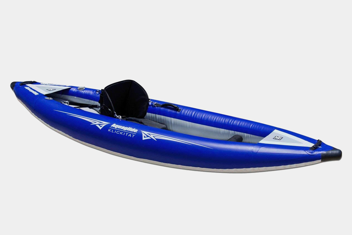 Aquaglide Klickitat One HB Inflatable Self-Bailing Kayak