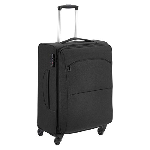 Amazon Basics Urban Softside Spinner Luggage, 25-Inch, Black Amazon Basics Urban Softside Spinner Luggage, 25-Inch, Black