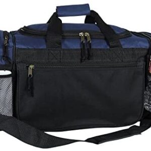 DALIX 20″ Sports Duffle Bag w Mesh and Valuables Pockets Travel Gym