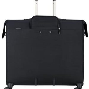 DELSEY Paris Hyperglide Softside Garment Travel Bag with Spinner Wheels, Black, One Size