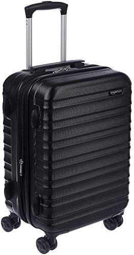 Amazon Basics 21-Inch Hardside Spinner, Black Amazon Basics 21-Inch Hardside Spinner, Black
