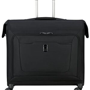 DELSEY Paris Hyperglide Softside Garment Travel Bag with Spinner Wheels, Black, One Size