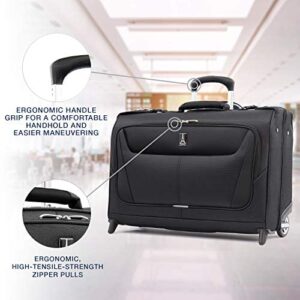 Travelpro Maxlite 5 Lightweight Carry-On Rolling Garment Bag, Black, 22-Inch