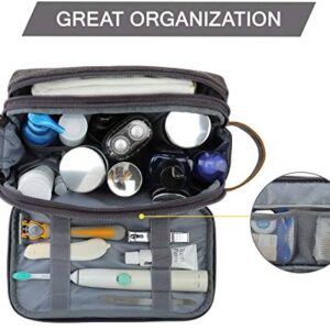 Toiletry Bag for Men, BAGSMART Travel Toiletry Organizer Dopp Kit Water-resistant Shaving Bag for Toiletries Accessories